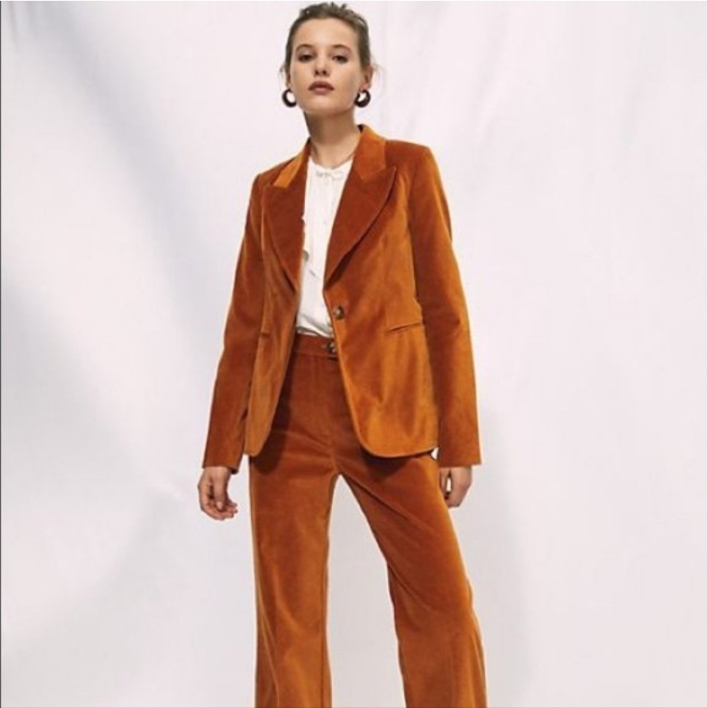 Aritzia Velvet Suit Mona Jacket Size 2